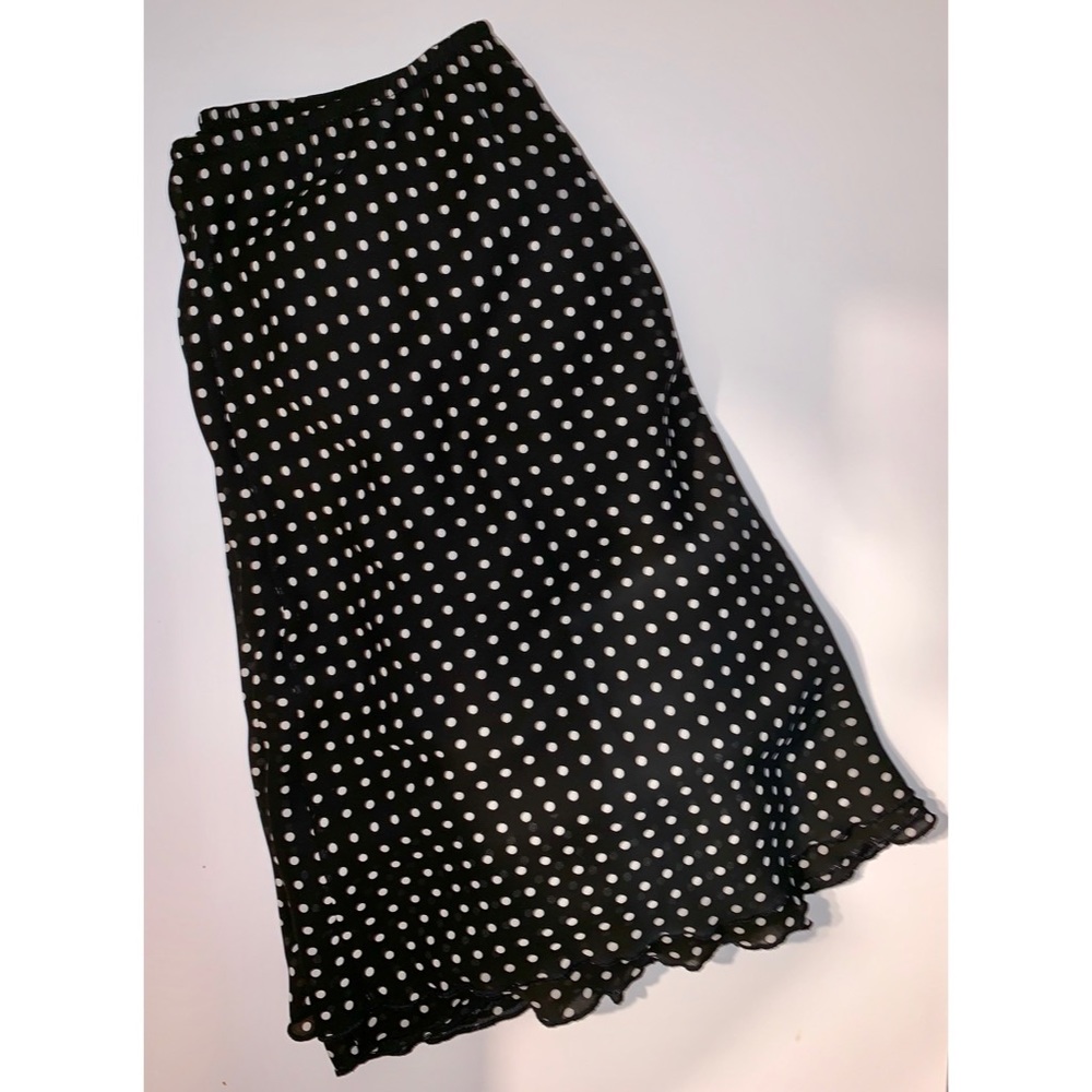 Black & White Polka Dot Skirt